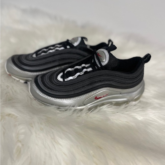 Nike Air Max 97 QS 'B-Sides Metallic Silver - Picture 3 of 11